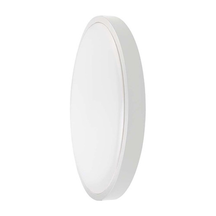 LED mennyezeti lámpa 24w IP44 6500k hideg fehér - fehér