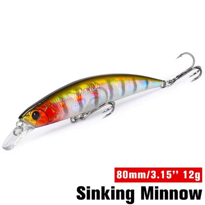 Tsurinoya DW96 Süllyedő Minnow 80S 8cm 12g J