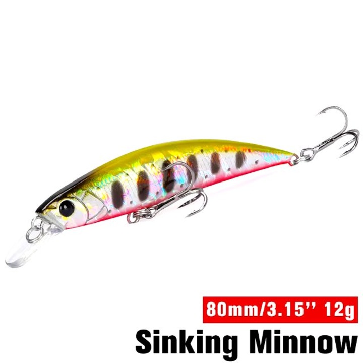 Tsurinoya DW96 süllyedő Minnow 80S 8cm 12g D csali