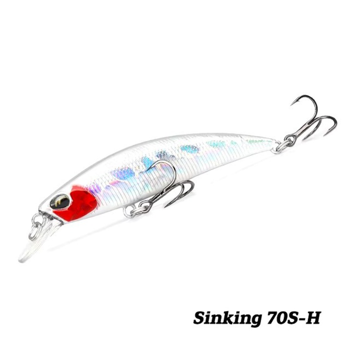 Tsurinoya DW75 Süllyedő csali Minnow 70S 7cm 8,9g H