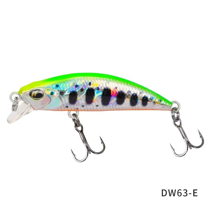 Tsurinoya DW63 Süllyedő Minnow 50S 5cm 5g E Csali