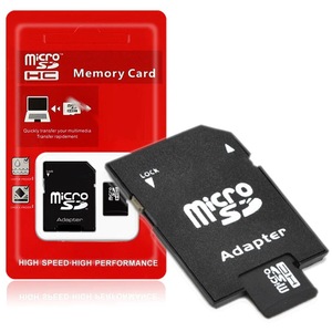 Carda de memorie microSD 32GB cu adaptor SD, multicolor, set