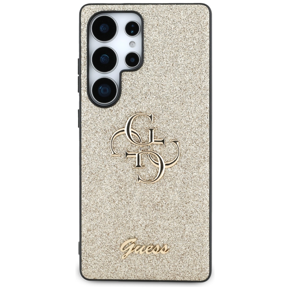 Etui telefon Guess Fixed Glitter Big 4G Metal, compatibil Samsung Galaxy S25 Ultra