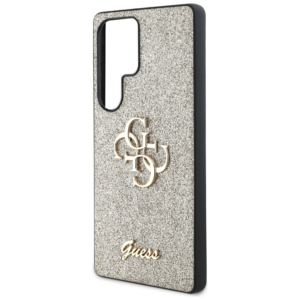 Etui telefon Guess Fixed Glitter Big 4G Metal, compatibil Samsung Galaxy S25 Ultra