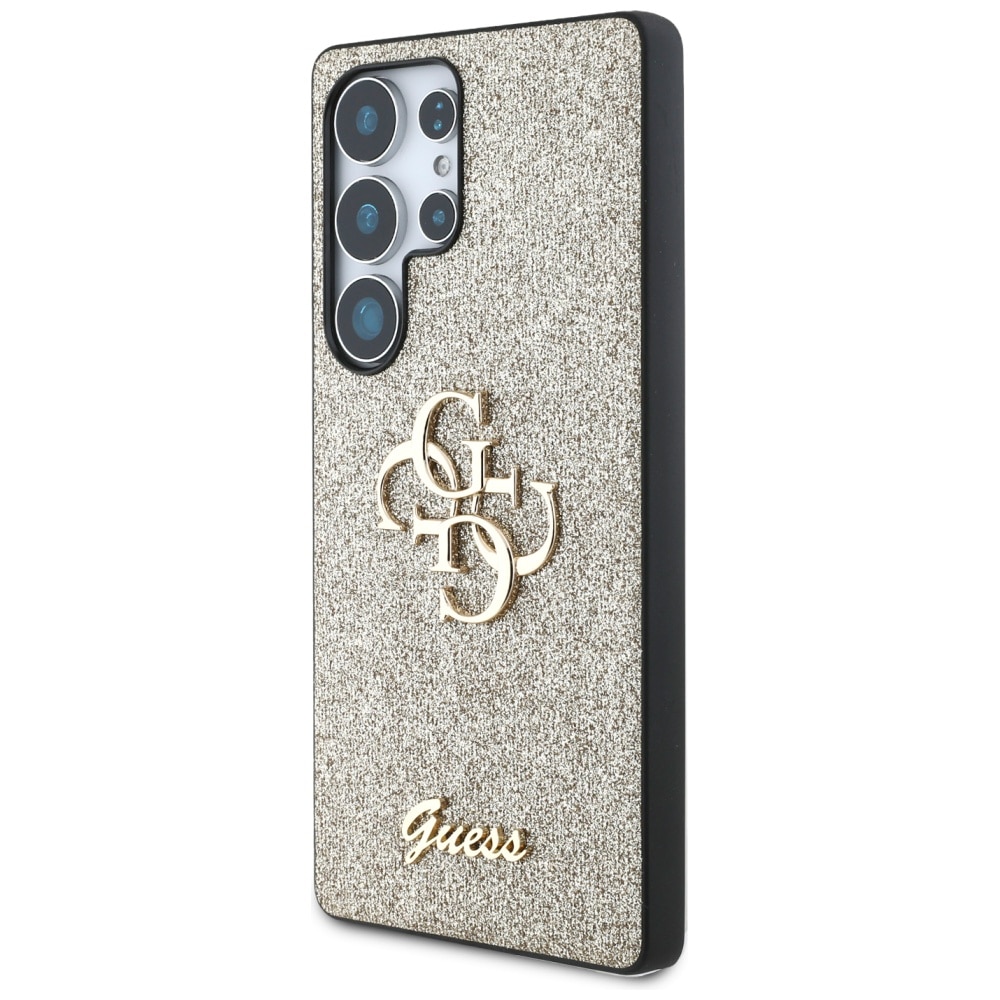 Etui telefon Guess Fixed Glitter Big 4G Metal, compatibil Samsung Galaxy S25 Ultra