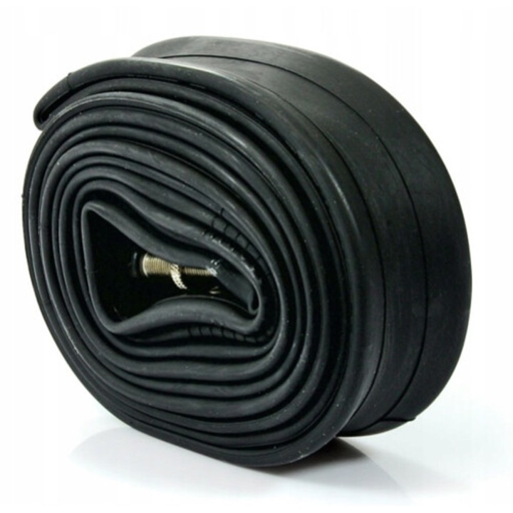 Continental kerékpár belső cső, 16x1,25-1,75, 26 mm, tömeg 105 g, szelep típusa 34 mm, fekete