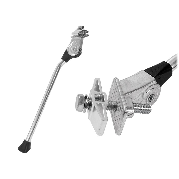 Suport bicicleta Accent Classic 26", aluminiu 6061-T6, culoare argintie, greutate ~190g