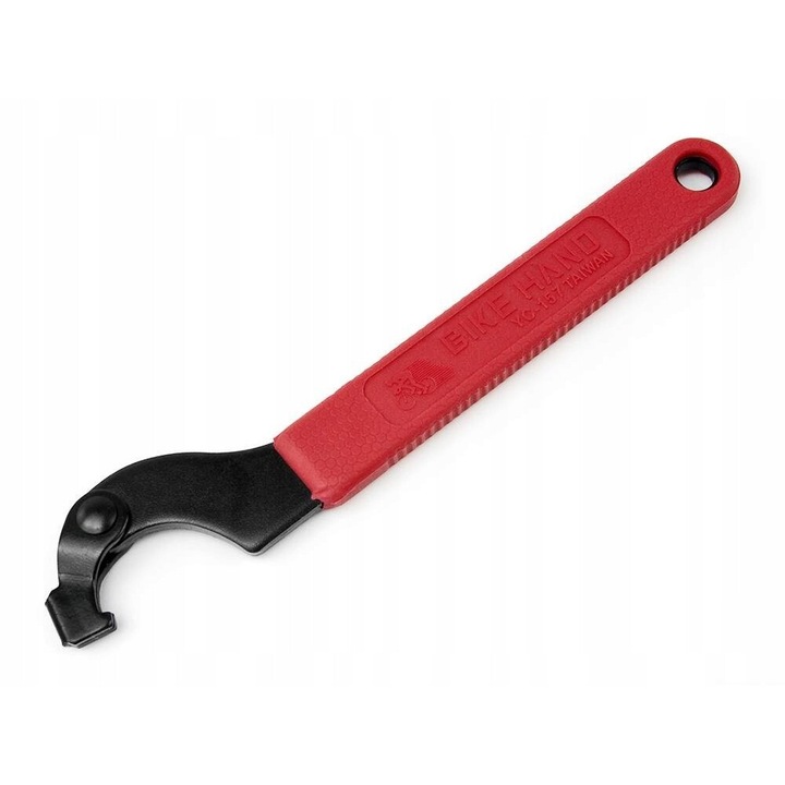 Cheie cu carlig pentru piulite suport, Bike Hand, model YC-157, din otel, 0.085kg