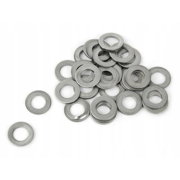 Set 38 Saibe, Sapim, 9 mm, Argintiu