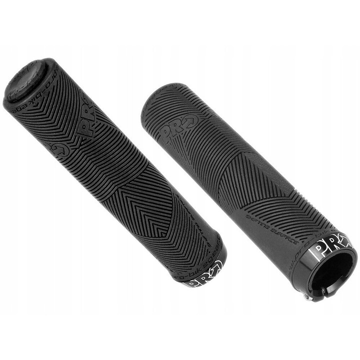 Set 2 mansoane PRO, Cauciuc, Lock On Sport, 30x132.5mm, negru