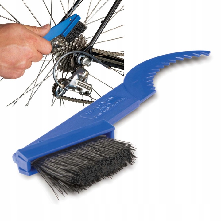 Perie si racleta pentru lant si caseta, Park Tool, 11 viteze, nylon, ~30g