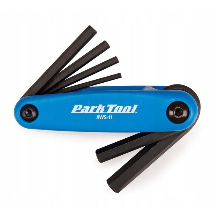 Set 6 chei imbus Park Tool AWS-11, 3-10 mm, negru-albastru, 50g