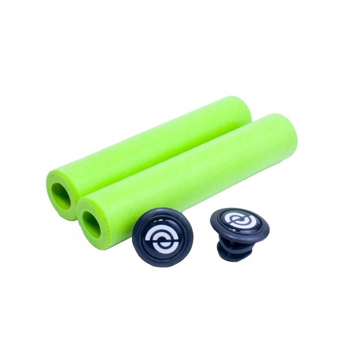 Mansoane bicicleta, Bike Ribbon, SIO2 Race Grip, 130 mm, verde, set 2 bucati