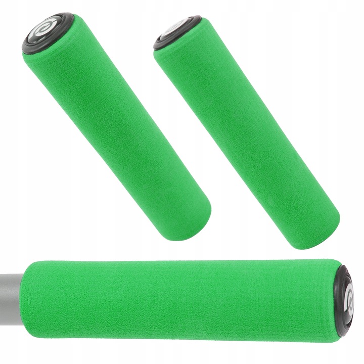 Mansoane bicicleta, BikeRibbon, EVA, verde, 130 mm, set 2 bucati