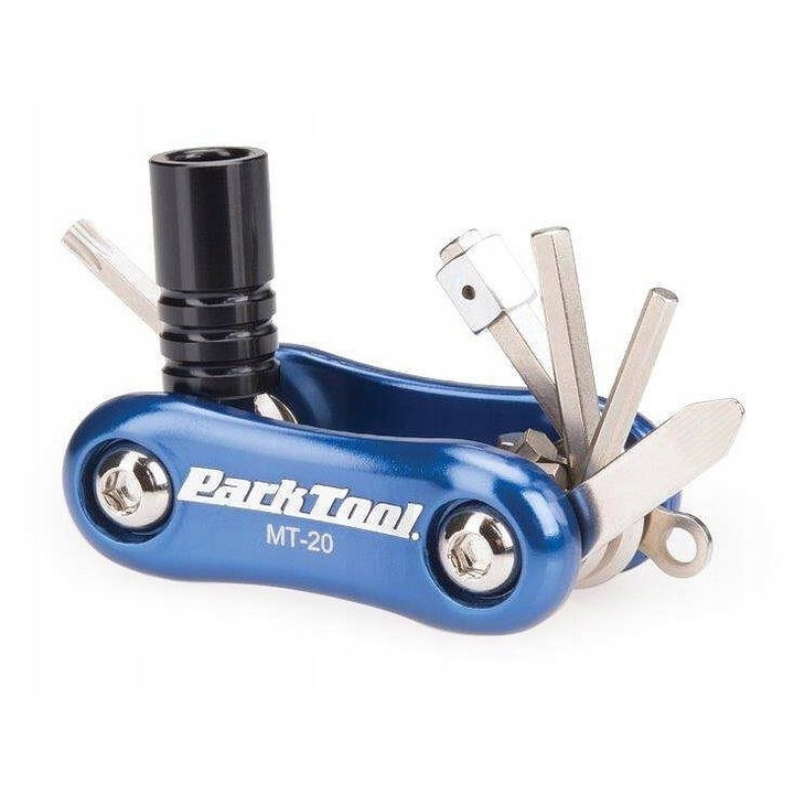 Set unelte multifunctionale Park Tool MT-20, 8 functii, albastru-silver, 60x34x20mm