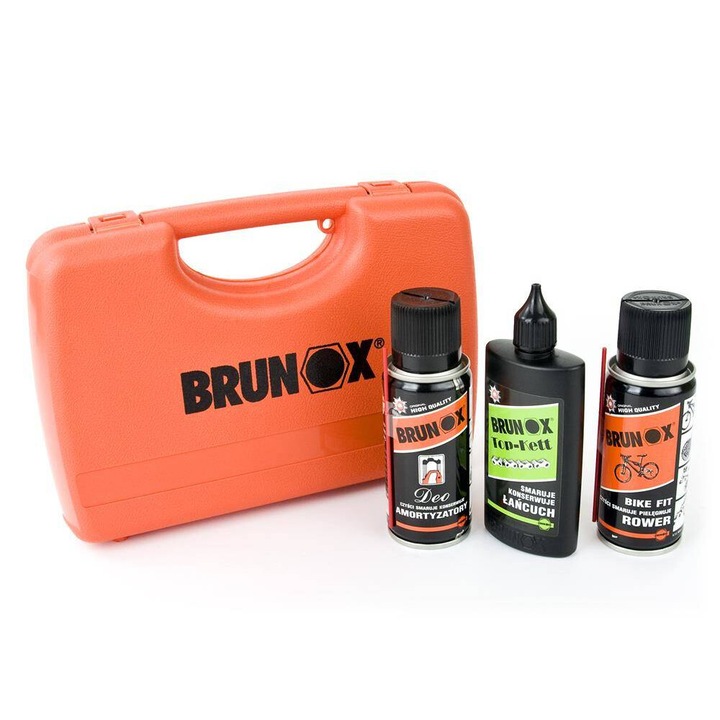 Brunox bőröndkészlet, Top Kett 100 ml, Deo 100 ml, Turbo Spray 100 ml, 565 g