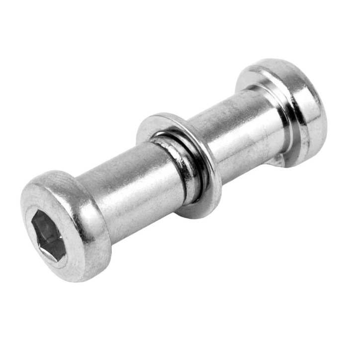 Surub de prindere pentru sa, ACCELL, otel, M6 x 25 mm, argintiu