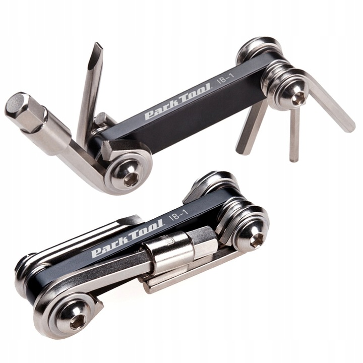 Cheie multifunctionala Park Tool IB-1, aluminiu, 6 functii, negru/argintiu