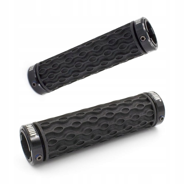 Mansoane bicicleta Bikeribbon, 129x32mm, negru, set 2 bucati