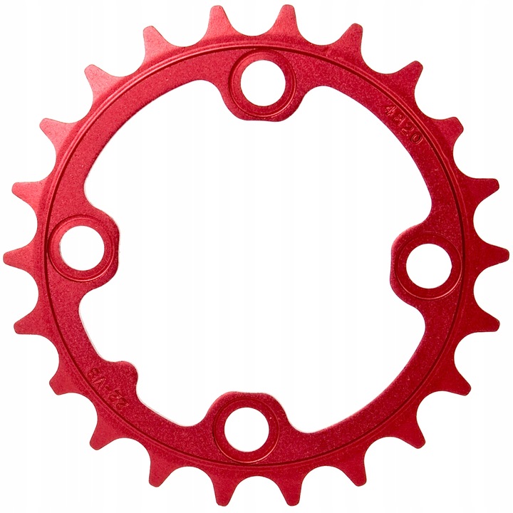 Tarcza zebatka Truvativ 22T, aluminiu, rosie, PCD 64mm