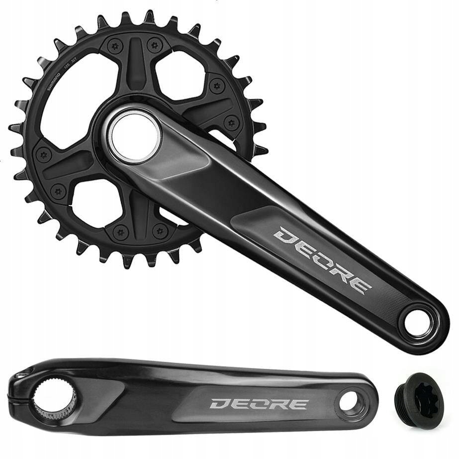 Angrenaj pedalier, Shimano Deore FC-M6100-1, 12 viteze, 32T, 170mm