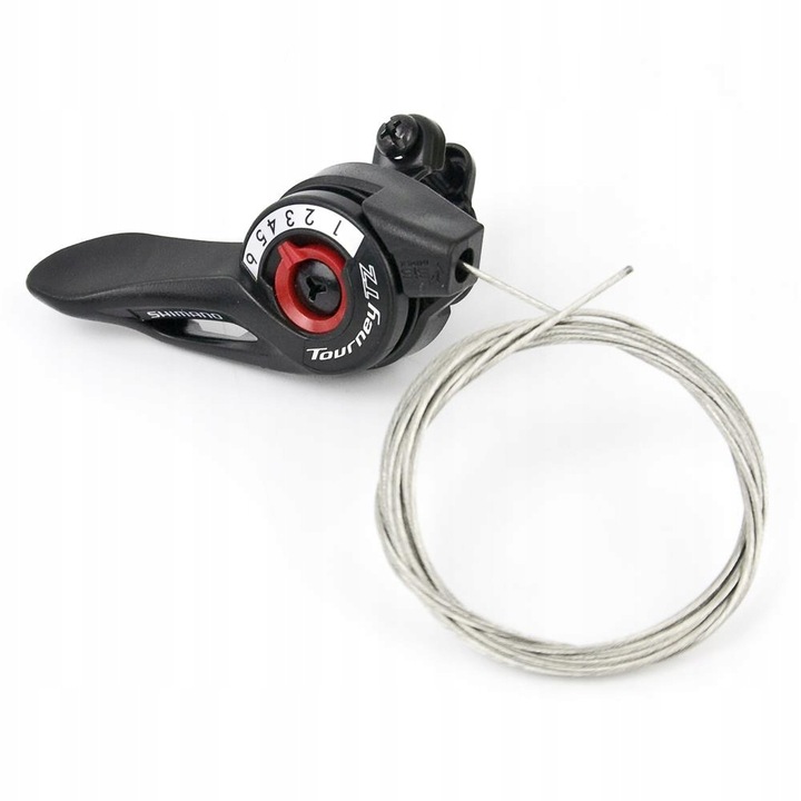 Скорост за велосипед Shimano SL-TZ500, 6 скорости, десен, черен