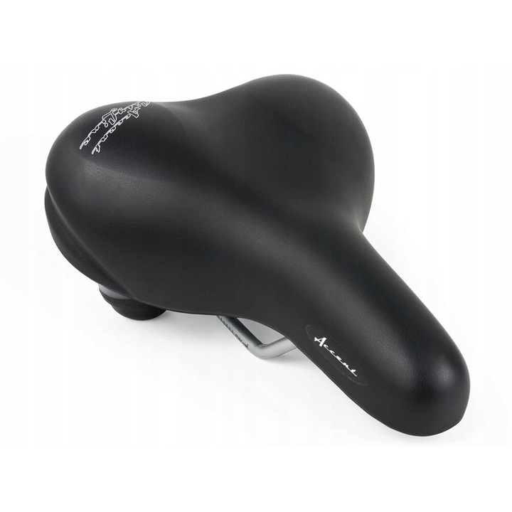 Sa bicicleta Accent Riva, dama, negru, 230x190mm, amortizare elastomerica