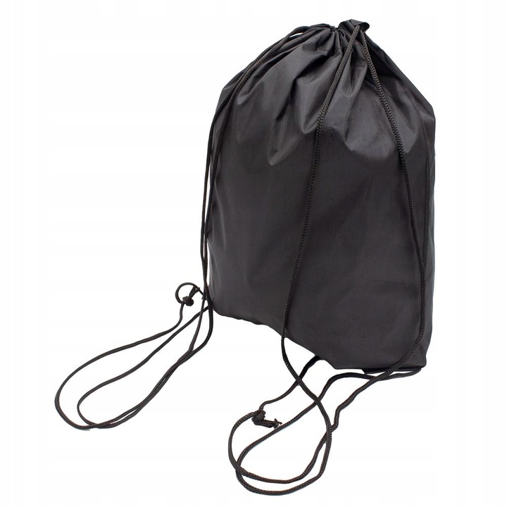 Rucsac tip sac, Accent, 32x41cm, poliester, negru