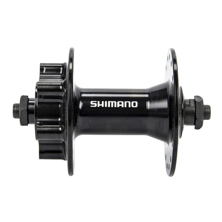 Butuc fata Shimano Cues HB-QB400, aluminiu, 32H, 100 mm, negru