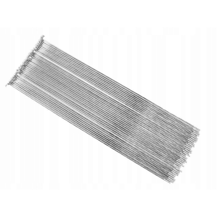 36 db kerékpár küllős készlet, SLE, acél, ezüst, 284mm