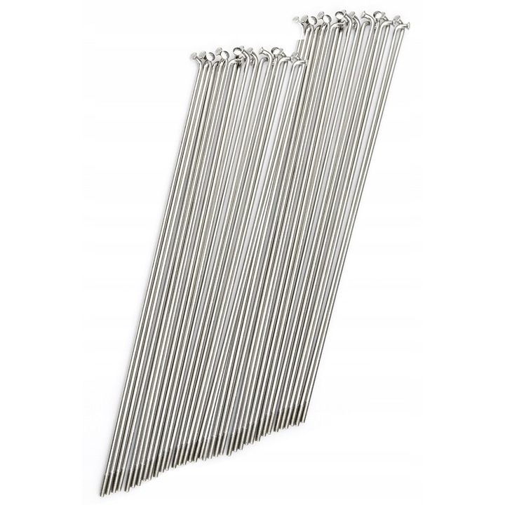 18 db Pillar Richman kerékpárküllő készlet, 232mm, rozsdamentes acél, ezüst