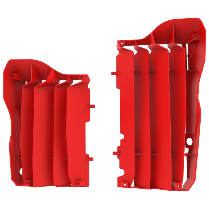 Első radiátor védő POLISPORT HONDA CRF450R, CRF450RX(17-20) RED