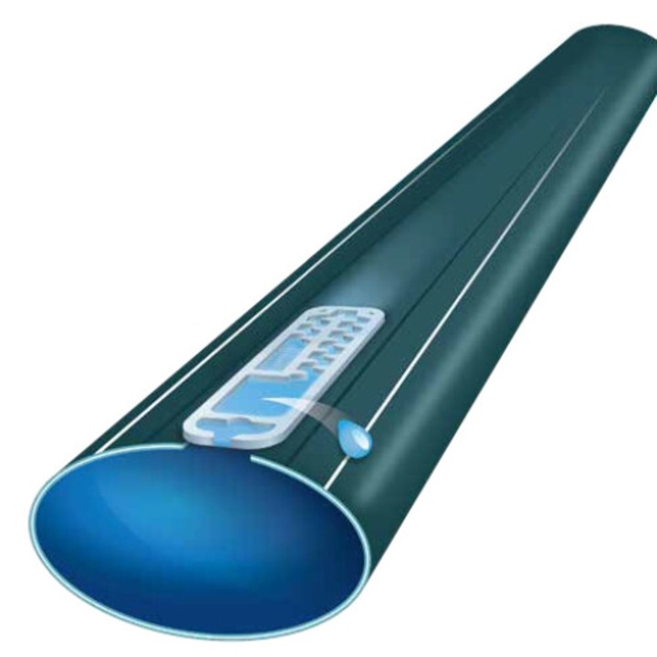 Banda pentru irigatii prin picurare SimpleFit cu Nanodrip, 6 mil, D 16 mm, distanta orificii 20 cm, rola 200 m