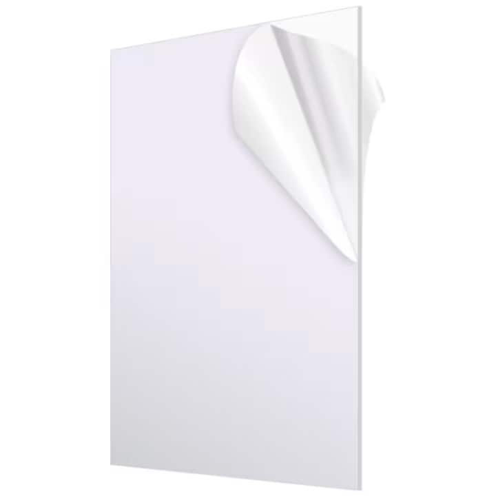 Placa plexiglas, acril PMMA, transparent, 2 mm, 500 x 250 mm