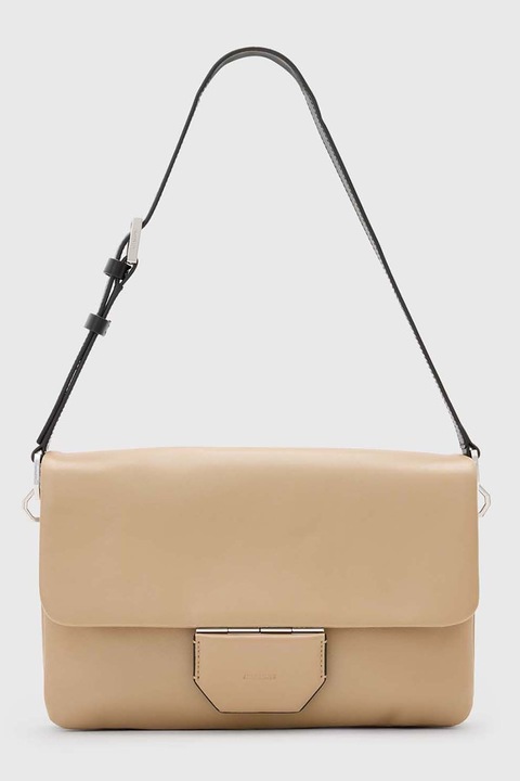 AllSaints, Geanta de piele Ondine, Bej inchis