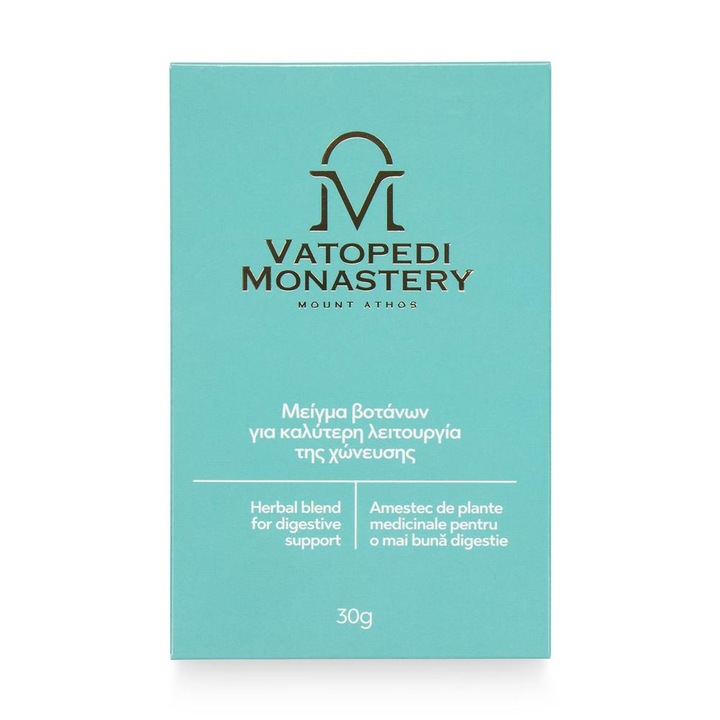 Ceai De Mix De Plante Cu Proprietati Digestive, Productia Manastirii Vatoped De Pe Muntele Athos, Grecia
