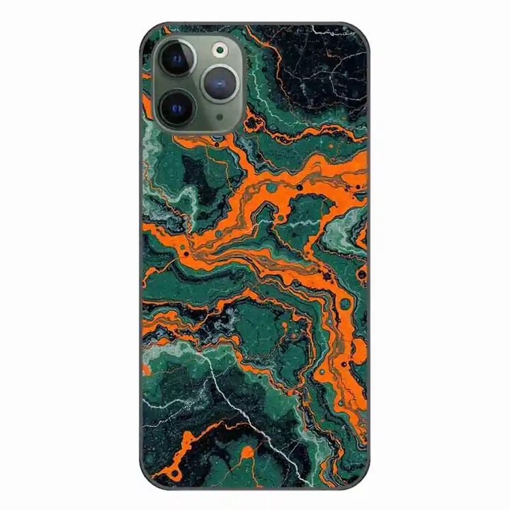 Калъф, съвместим с Apple iPhone 11 Pro Max Silicone Gel Tpu Pattern Soft Jade Marble
