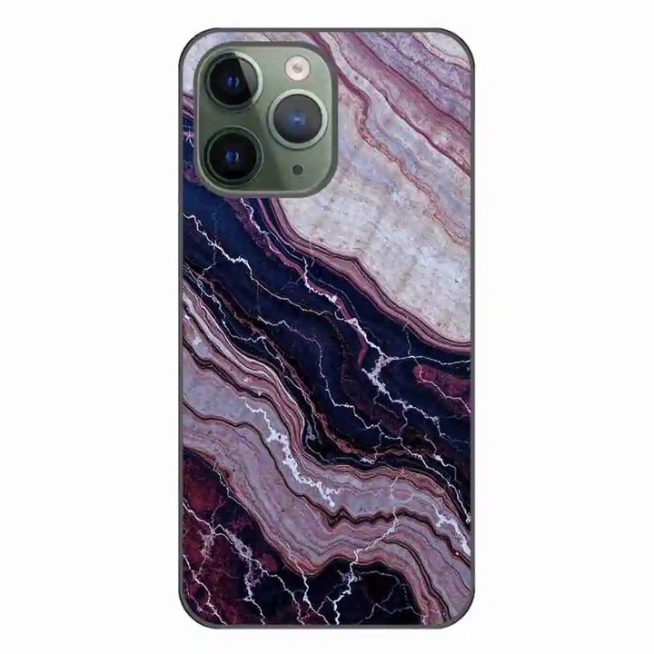 Калъф, съвместим с Apple iPhone 11 Pro Silicone Gel Tpu Модел Amethyst Sand Marble