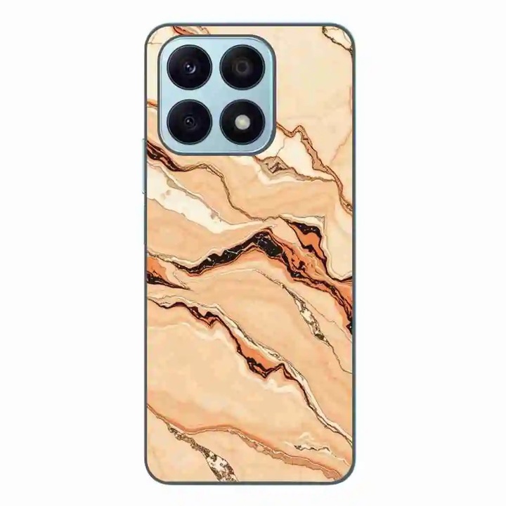 Husa compatibila cu Honor X8a Silicon Gel Tpu Model Desert Stone Marble