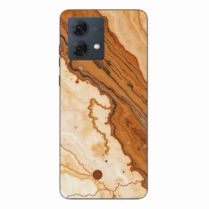 Кейс, съвместим с Motorola Moto G84 Silicone Gel Tpu Модел Caramel Marble Dream