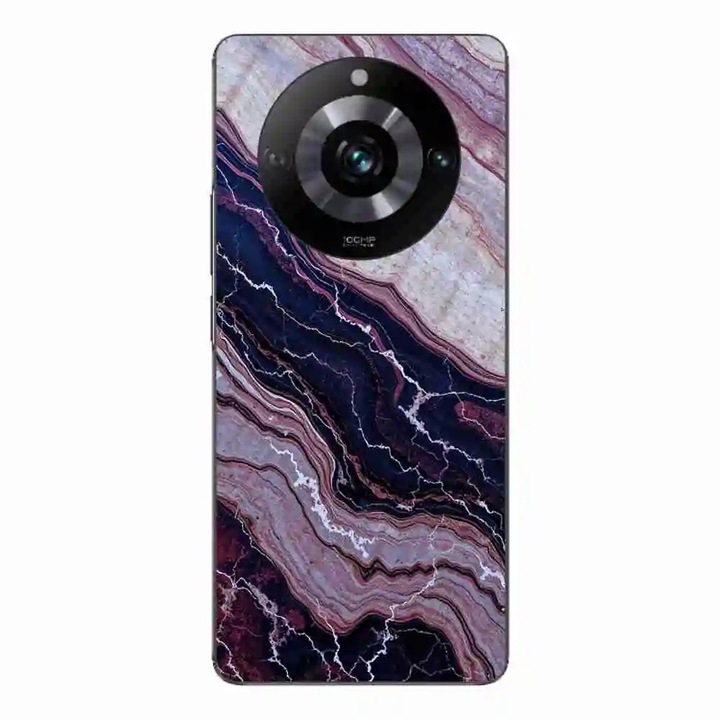 Калъф, съвместим с Realme 11 Pro, Pro + Silicone Gel Tpu Модел Amethyst Sand Marble