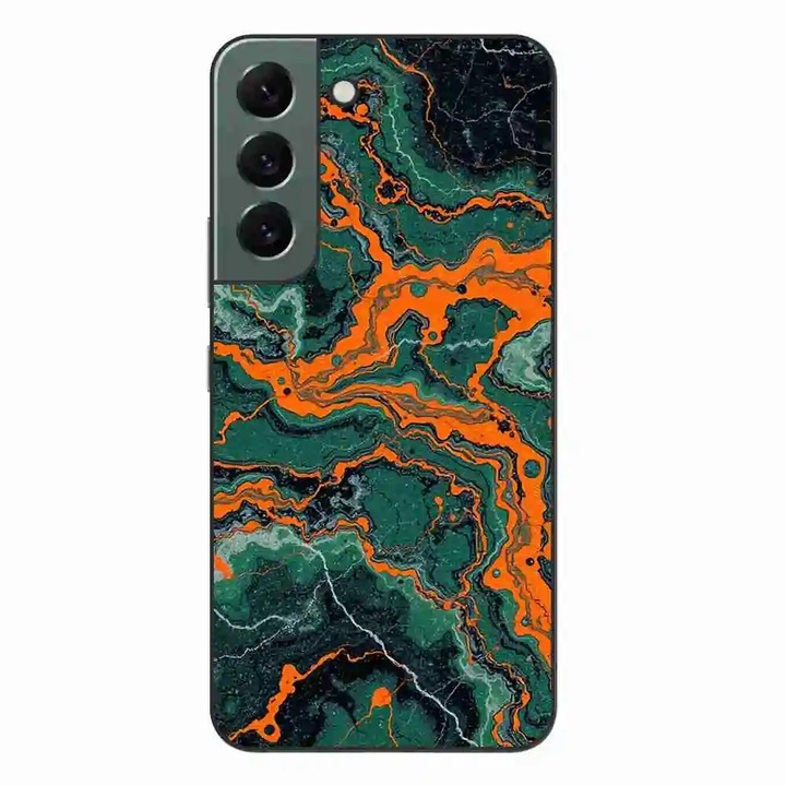 Husa compatibila cu Samsung Galaxy S22+ Plus Silicon Gel Tpu Model Soft Jade Marble