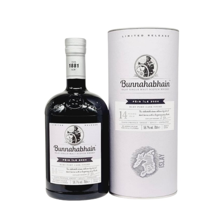 Whisky Bunnahabhain 14 YO, Ruby Cask Finish, Cutie, 58.7%, 0.7l