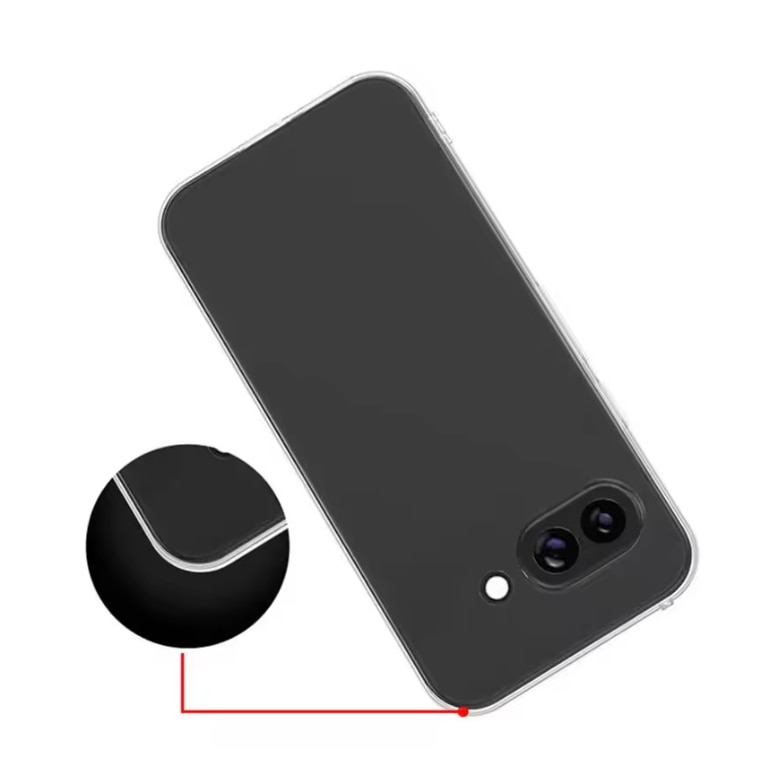 Husa protectie Mat-Tech compatibila cu Google Pixel 9a, Anti-soc, 2MM, Protectie Camera, Decupaje Precise, Rezistenta la impact, Margini ridicate pentru protectia ecranului, Transparenta