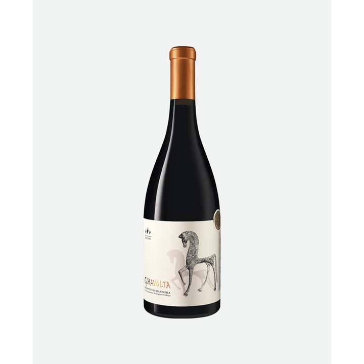 Vin Rosu Primitivo Di Manduria DOP, Giravolta, 2019, Felline, 750 ml