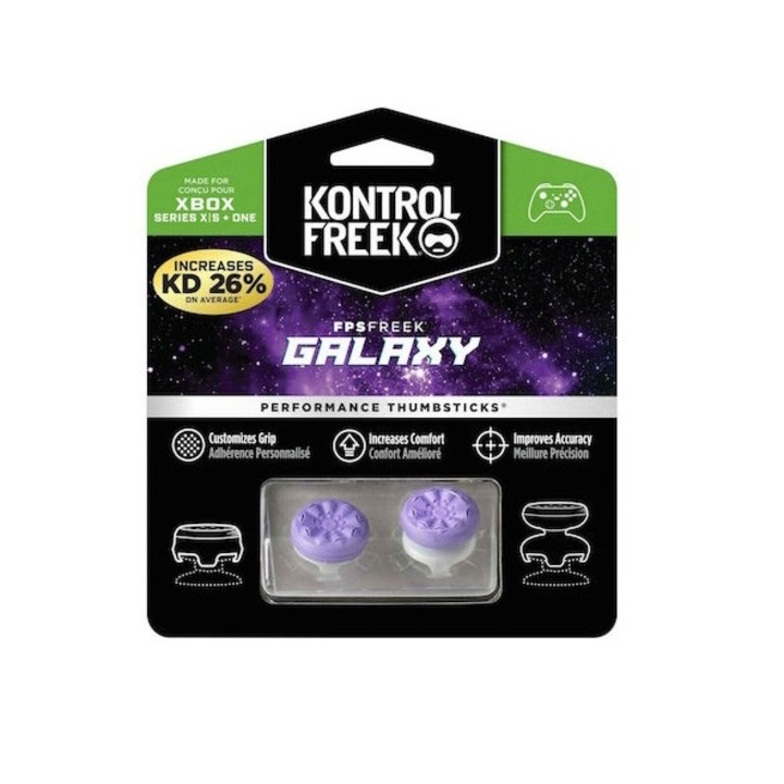 2 db KontrolFreek FPS Freek Galaxy gamepad gombos készlet, lila, Xbox One/Xbox Series X/S számára