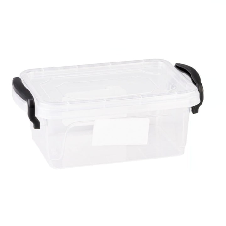 Recipient pentru Alimente, SuperButelki, Universal, 300 ml, Pentru Microunde si Congelare, Capac Etans, Plastic de Inalta Calitate, Fara BPA, Pentru Depozitare, Transparent