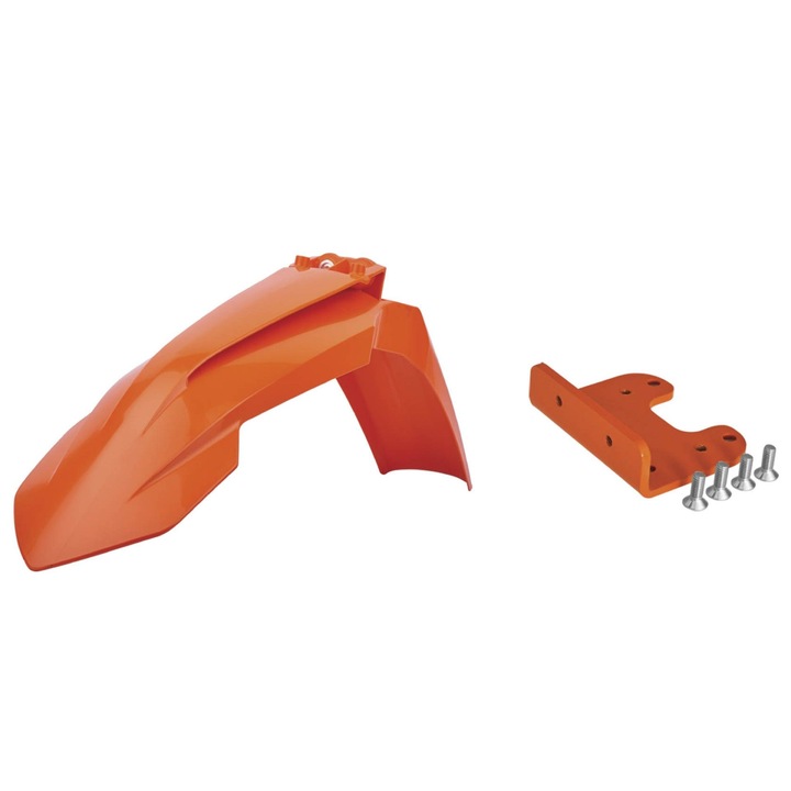 Első sárvédő és adapter Polisport KTM (17) SX - 07-12 / EXC - 08-13 - ORANGE
