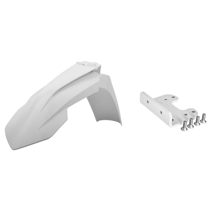 Első sárvédő és adapter Polisport KTM (17) SX - 07-12 / EXC - 08-13 - FEHÉR