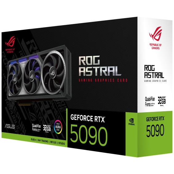 Placa video ASUS ROG Astral GeForce RTX™ 5090, 32GB GDDR7, 512-bit